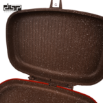 Διπλό αντικολλητικό τηγάνι Grill - CA007-F40-Brown - DSP - 610537 - Image 4