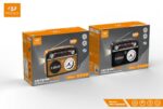 Επαναφορτιζόμενο ραδιόφωνο Retro με Bluetooth - PR-1002BT - 241434 - Black - Image 5