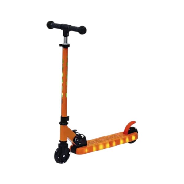 Παιδικό πατίνι με φωτισμό LED - JX608 - 630121 - Orange