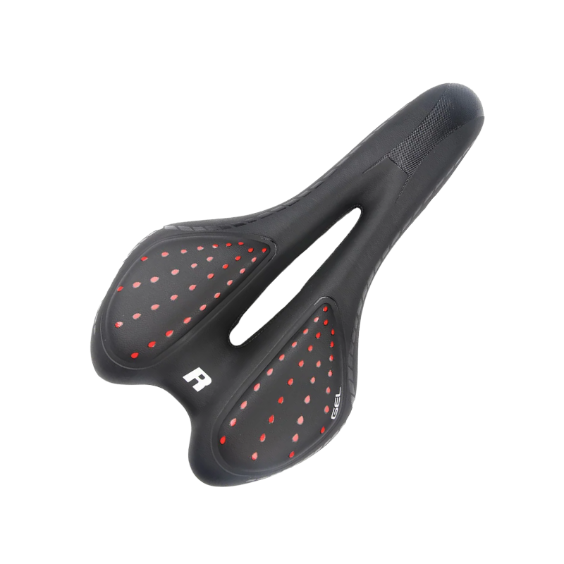 651124-1 Σέλα ποδηλάτου - S36-46GEL - 651124 - Black/Red - Image 1