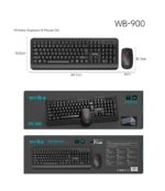 Σετ ασύρματο πληκτρολόγιο & ποντίκι - WB-900 - Weibo - 651381 - Image 2