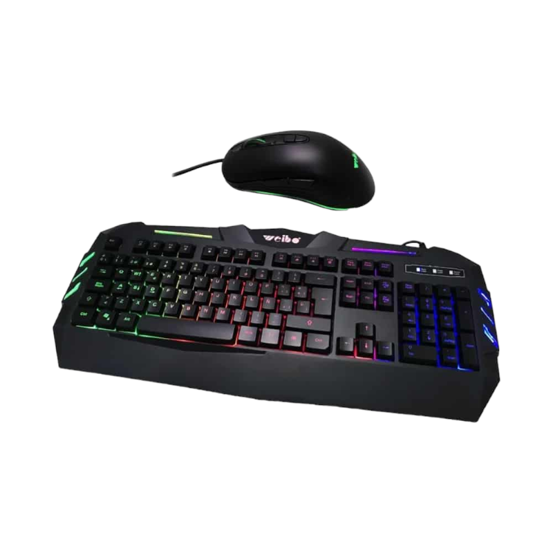 655204 Ενσύρματο πληκτρολόγιο και ποντίκι Gaming - LED RGB - WB520 - Weibo - 655204 - Image 1
