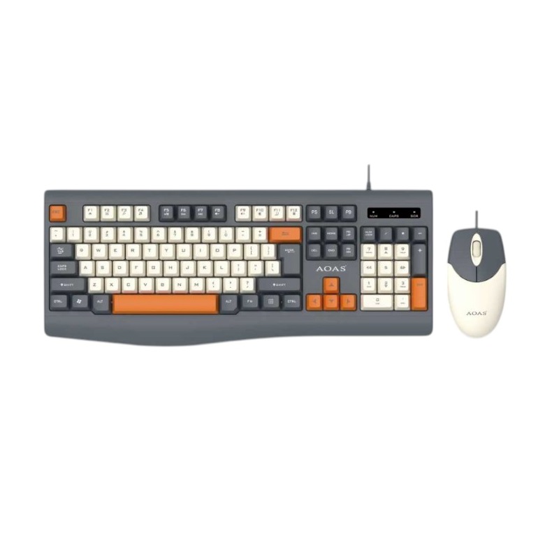 656553-2 Σετ ενσύρματο πληκτρολόγιο & ποντίκι - A1019 - 656553 - Black - Image 1