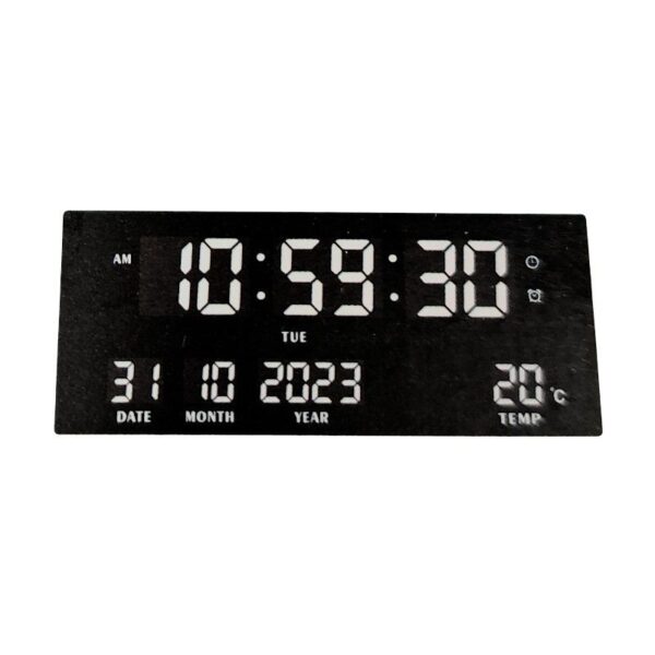 Ηλεκτρονικό ψηφιακό ρολόι LED - JH-3615 - 676173 - White