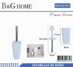 Βουρτσάκι τουαλέτας - Πιγκάλ - Light Blue - 21672 - Image 2