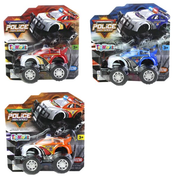 Τζιπάκι Police Friction σε Καρτέλα 20x20x9cm ToyMarkt 902187
