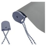 Κουρτίνα-στόρι roller black out σε χρώμα γκρι 80x210 - Image 2