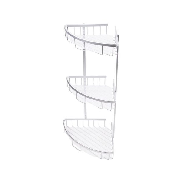 Εταζέρα τριώροφη γωνιακή από αλουμίνιο 36.5x26.5x59.3