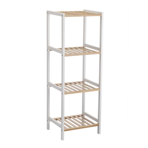 Ραφιέρα kit απο mdf σε χρώμα λευκό/σονόμα 35x35x100