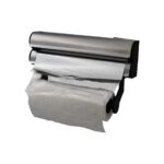 Βάση οργάνωσης ρολών επιτοίχια μεταλλική ασημί 34x20x9 - Image 2