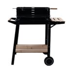 Ψησταριά κάρβουνου τροχήλατη ορθογώνια 83x44x85 - Image 2