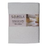 Κάλυμμα κρεβατιού πικέ σε χρώμα λευκό 160x220 - Image 2