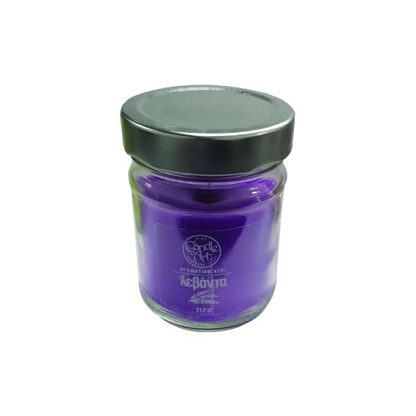 Κερί λεβάντα σε βαζάκι 212cl