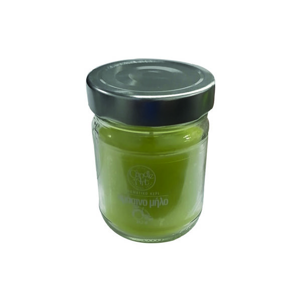 Κερί πράσινο μήλο σε βαζάκι 212cl