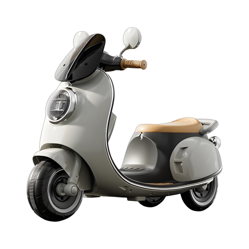 701115-3 Παιδικό ηλεκτροκίνητο τρίκυκλο scooter - BJQ-1001 - 701115 - Grey - Image 1