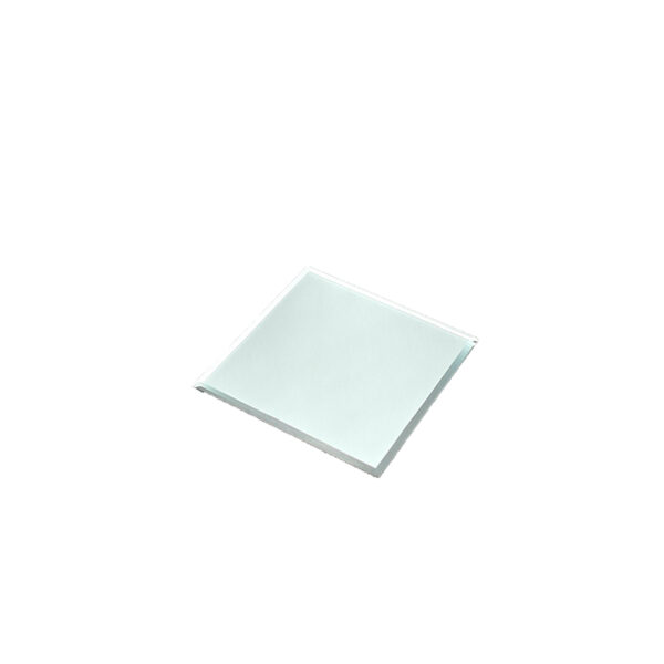 Γυάλινη πιατέλα "καθρέφτης"  15x15cm