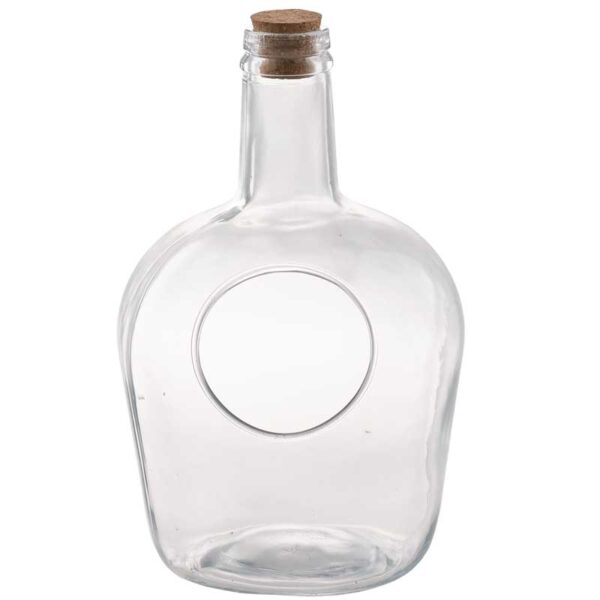 Γυάλινη μπουκάλα με καπάκι φελλό 37cm