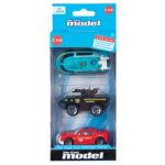 Σετ 3 τεμ Μεταλλικά Οχήματα Free Wheels 9x21cm ToyMarkt 913103 - Image 2