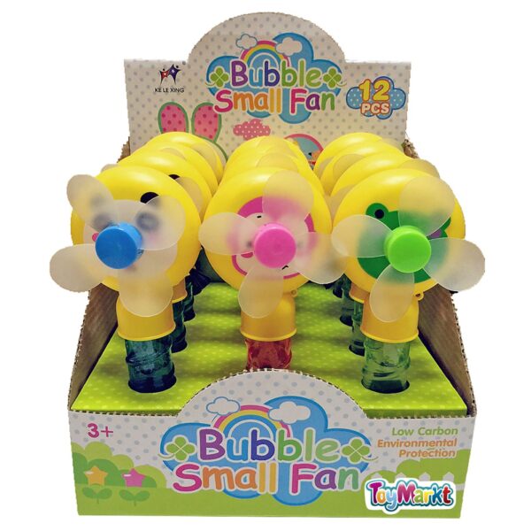Ανεμιστήρας-Σαπουνόφουσκες 12 τεμ Κουτί 19x17x18cm ToyMarkt 913245