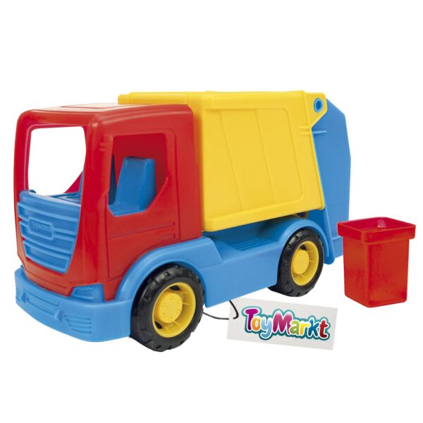 Απορριματοφόρο Πλαστικό Free Wheels + Κάδος 24x15x12cm ToyMarkt 913265