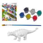 Σετ Χρωματισμού Δεινόσαυρος & 6 Χρώματα 18x23cm ToyMarkt 913315 - Image 2