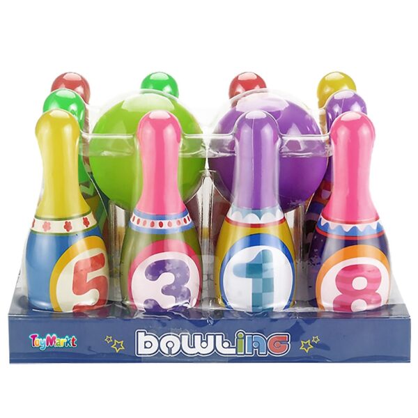 Μπόουλινγκ 15cm, Μπάλες 8cm 26x16x19cm ToyMarkt 913405