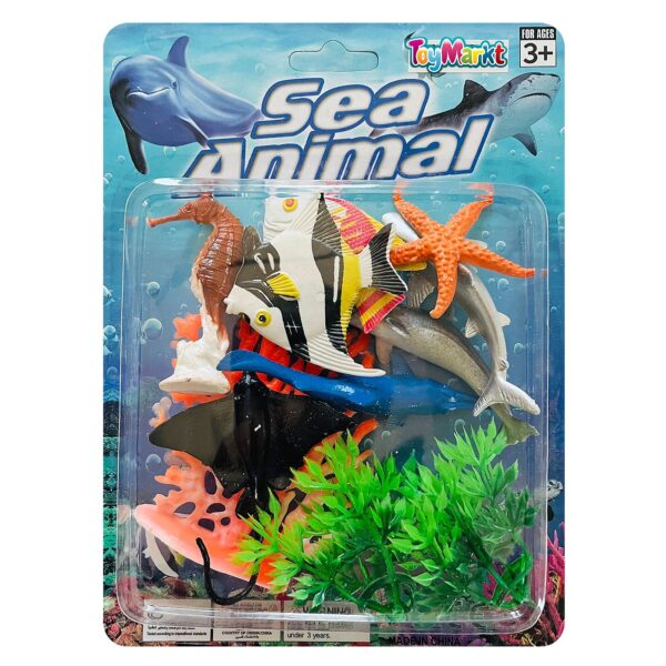 Ζώα της Θάλασσας Μίνι Καρτέλα 14x19x3cm ToyMarkt 913497