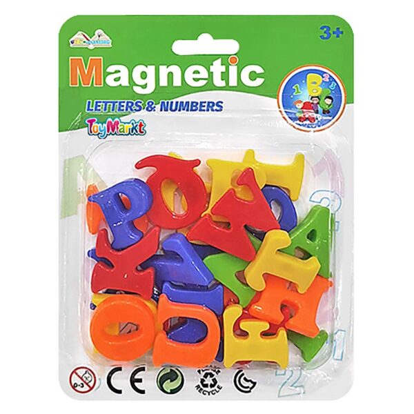 Μαγνητικά Γράμματα Μικρή Καρτέλα 14x18x2cm ToyMarkt 913511