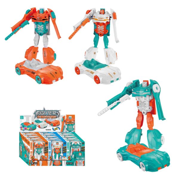 Ήρωας Robot-Όχημα Fighter Κουτί 11x15x5cm ToyMarkt 913515