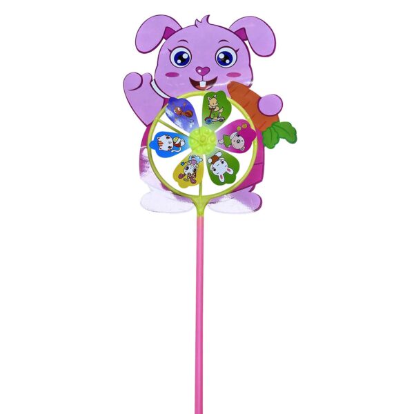 Ανεμόμυλος Λαγός ροζ ø25x55cm ToyMarkt 913569