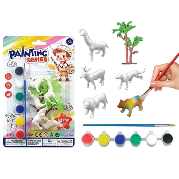 Ζωάκια για Ζωγραφική 5 τεμ 15x24cm ToyMarkt 913645