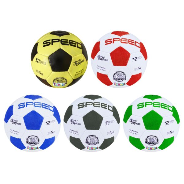 Μπάλα Ποδοσφαίρου Speed 5 Χρώματα ~290 gr ToyMarkt 91393