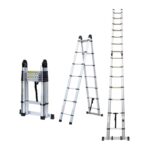 Πτυσσόμενη πολυμορφική σκάλα αλουμινίου - 103 - 3.8m - 711056