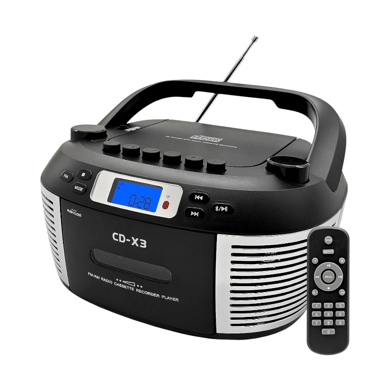 718136-1-1 Φορητό ραδιόφωνο Κασετόφωνο & CD Player - X3B - 718136 - Image 1