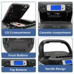 Φορητό ραδιόφωνο Κασετόφωνο & CD Player - X3B - 718136 - Image 2