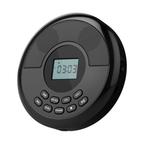 Φορητό επαναφορτιζόμενο CD Player με Bluetooth - PM20 - 718198 - Black