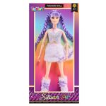 Κούκλα 29cm Κοτσίδες & Γούνινες Μπότες 16x33x5cm ToyMarkt 922103 - Image 2