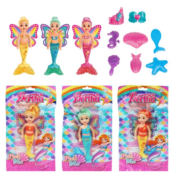 Γοργόνα Πεταλούδα 16cm 13x25x2cm ToyMarkt 922114