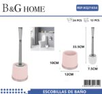 Βουρτσάκι τουαλέτας - Πιγκάλ - Light Pink - 21654 - Image 2
