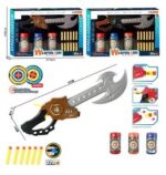 Παιδικό όπλο-τσεκούρι στόχου με μαλακές σφαίρες - SP12537-15 - 730130 - Image 3