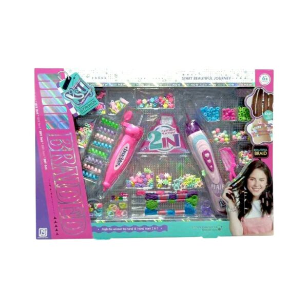 Σετ για πλεξουδάκια μαλλιών με σχέδια - KSY922 - 730228