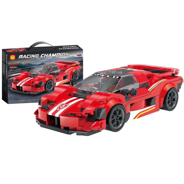Τουβλάκια Supercar 305τεμ. 6+ Ετών 36x26x6cm ToyMarkt 95459