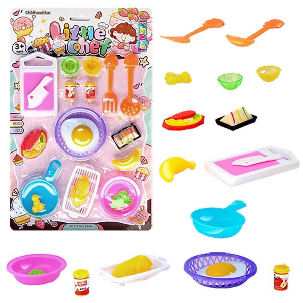Κουζινικά Καρτέλα Little Chef 26τεμ 21x33cm ToyMarkt 971250