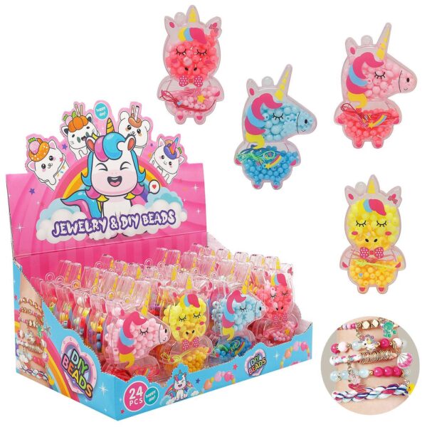 Σετ Χάντρες σε Θήκη-Μονόκερο ΥΨΟΣ 13cm ToyMarkt 971299