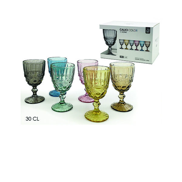 Σετ 6 ποτήρια κρασιού 30cl