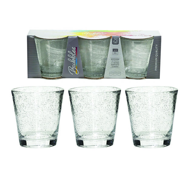Σετ 3 ποτήρια 30cl από φυσητό γυαλί