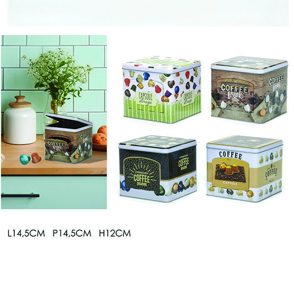 Τσίγκινο κουτί για καφέ