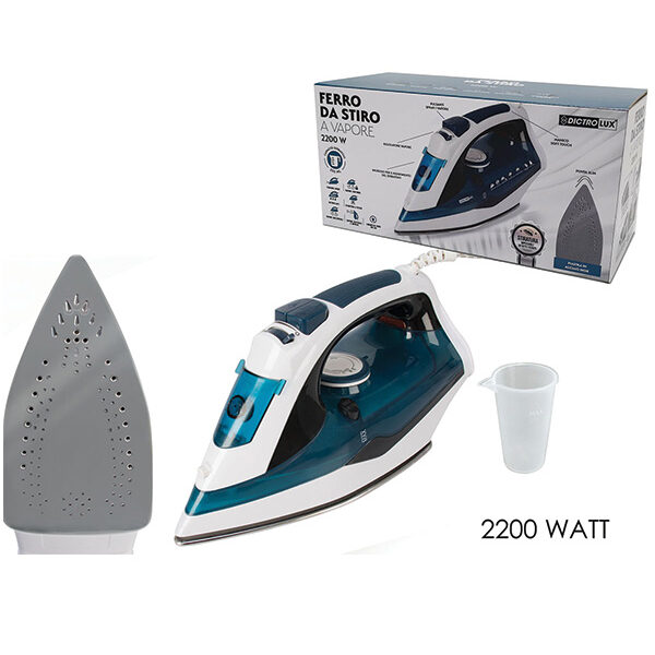 Σίδερο 2200W μπλέ με σπρέι ψεκασμού