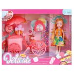 Κούκλα και Ποδήλατο με Γλυκά 25x20x7cm ToyMarkt 98241 - Image 2