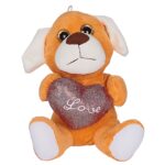 Σκυλάκι Λούτρινο Καρδιά Love 20cm ToyMarkt 99397 - Image 2